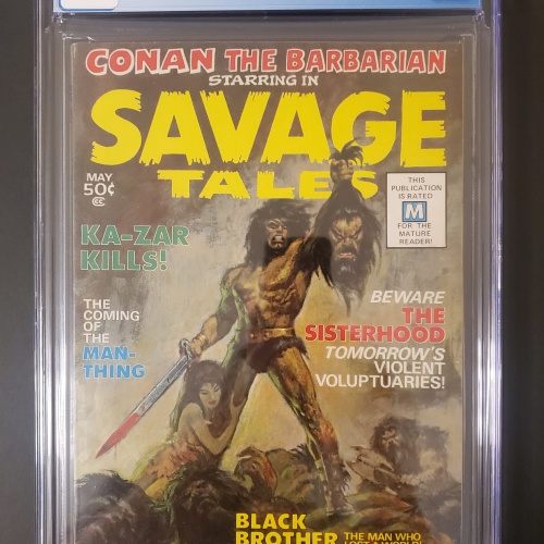 Savage Tales # 1 (1971) - CGC 7.0 White Pages - Higher Grade!