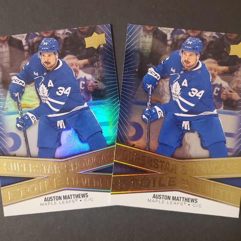 2023-24 Tim Hortons UD Auston Matthews Superstar Showcase SS-2