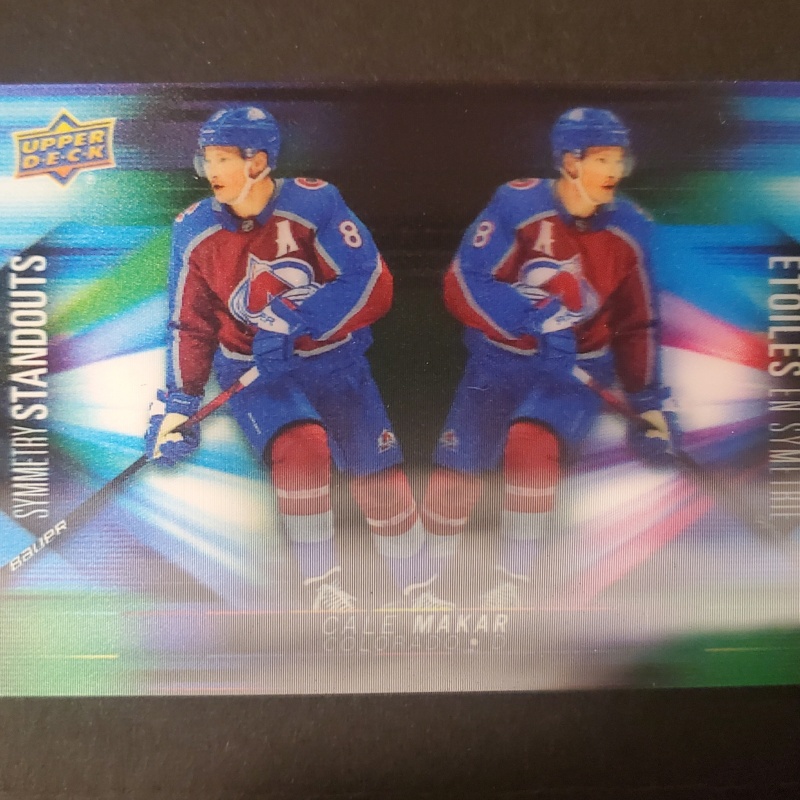 2023-24 Tim Hortons UD Cale Makar Symmetry Standouts 3D-1