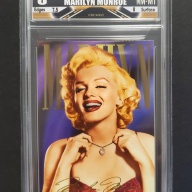 Marilyn Monroe Diamond Certified Card Sports Time Inc 1993 #1-D - Graded 8.0