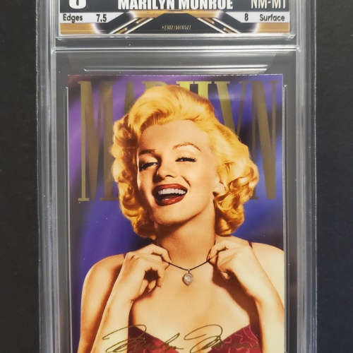 Marilyn Monroe Diamond Certified Card Sports Time Inc 1993 #1-D - Graded 8.0