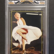 Marilyn Monroe Authentic Certified Gold Auto Card 1995 #3/3 - Graded 7.5