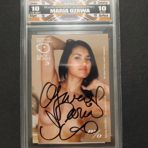 Maria Ozawa Juicy Honey Auto Aa 1/4 (068/300) | Graded 10