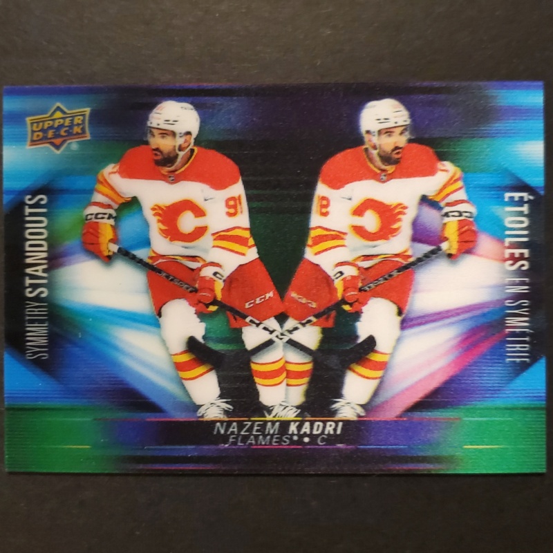 2023-24 Tim Hortons UD Nazem Kadri Symmetry Standouts 3D-3