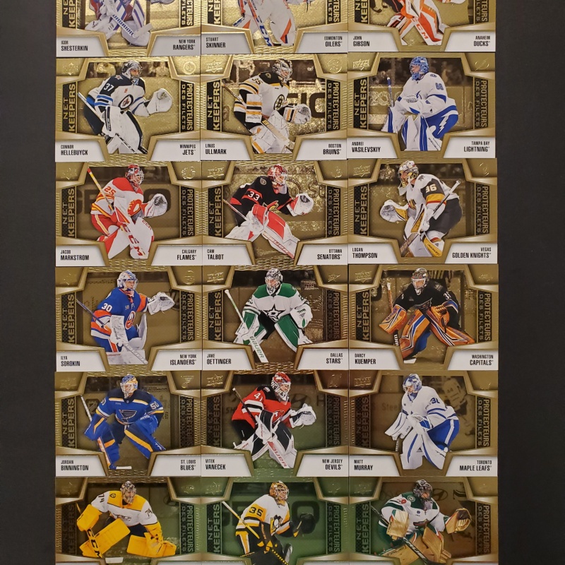 2023-24 Tim Hortons UD Net Keepers Complete Set