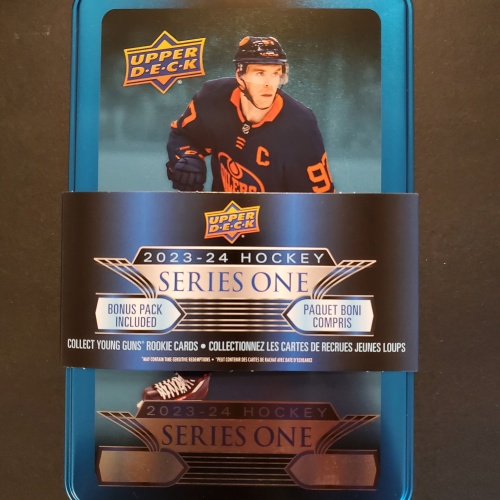 2023-24 UD Upper Deck Series One Empty Tin Box