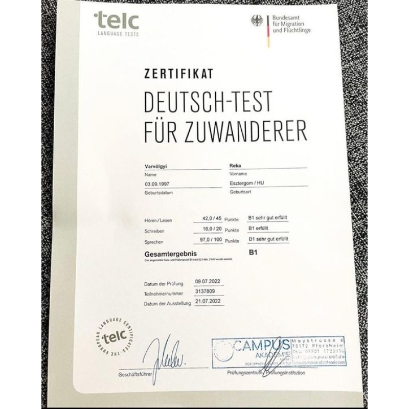 Buy b1 Goethe certificate in Germany WhatsApp(+371 204 33160)